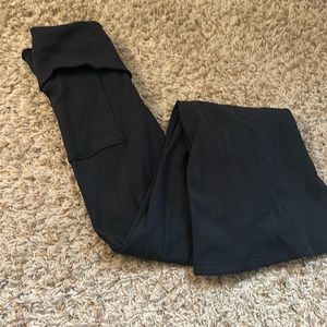 Aerie ribbed flare leggings